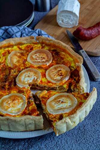 Quiche 3 C (carottes chorizo chèvre)