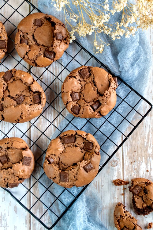 Cookies nuage au chocolat