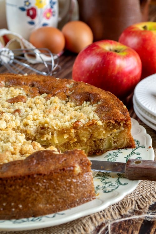 Gâteau crumble aux pommes (ou crumbcake)