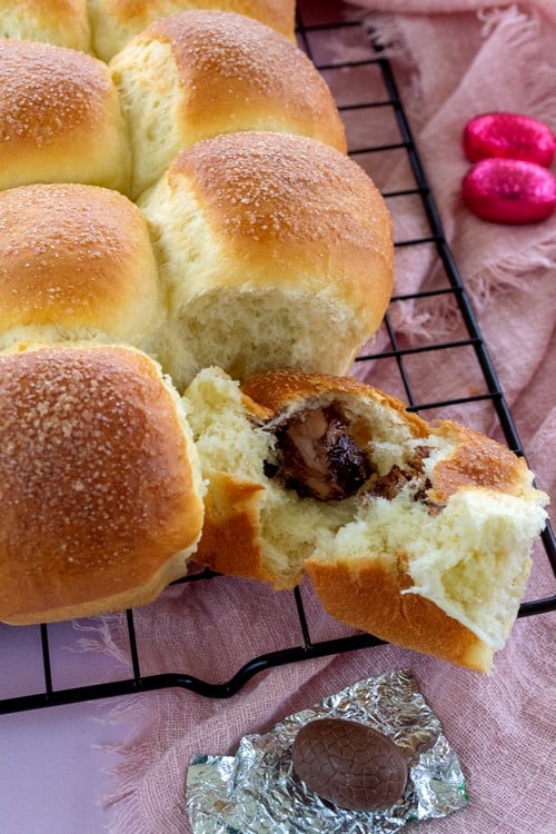 Brioche aux oeufs de Pâques