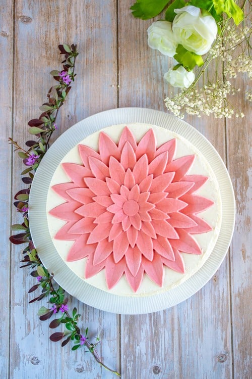 Entremets à la fraise