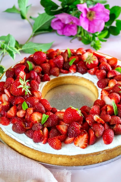 Tarte aux fraises gourmande
