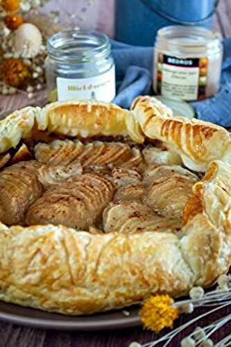 Tarte aux poires et au miel