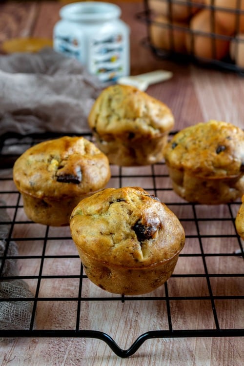 Banana bread muffins