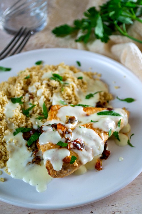 Poulet sauce à l'abondance