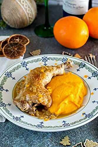 Cocotte de cuisses de poulet à l'orange