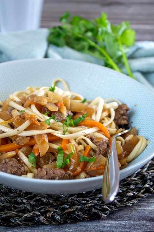 Chow mein au boeuf