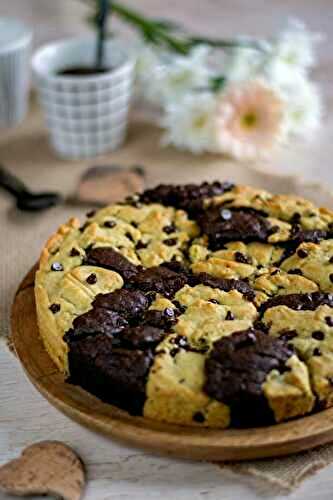 Cookie géant double saveur