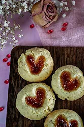 Sablés coeur à la confiture