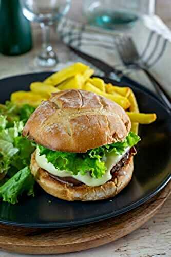 Burgers au magret séché et à la raclette