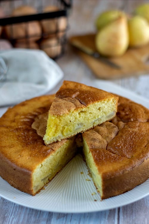 Gâteau aux poires et à la frangipane