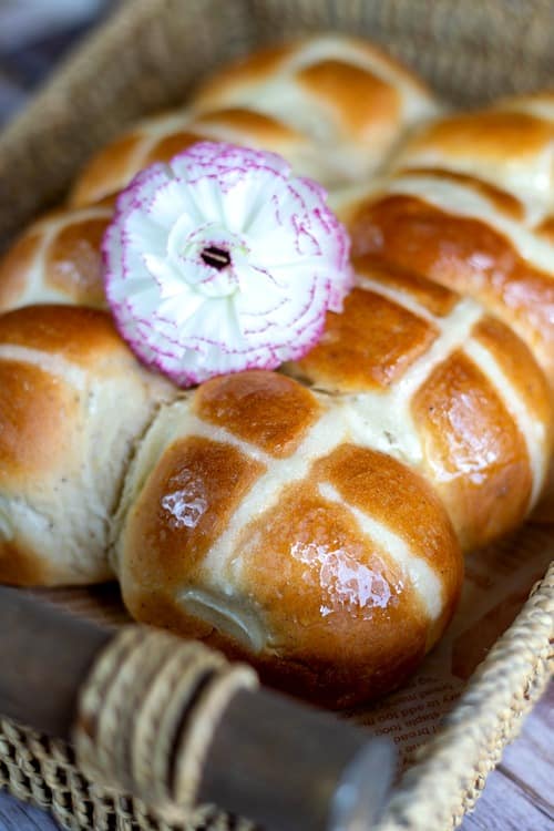 Hot cross buns (petits pains de Pâques)
