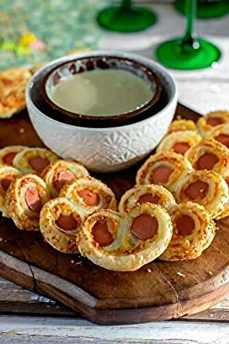 Palmiers feuilletés à la saucisse