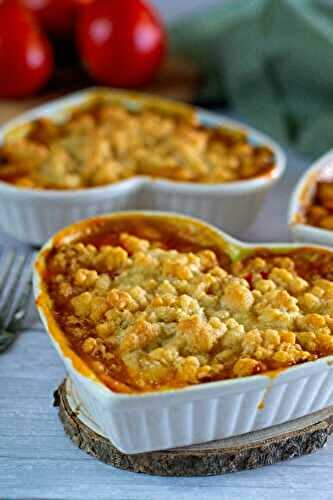 Crumbles de tomates au chèvre