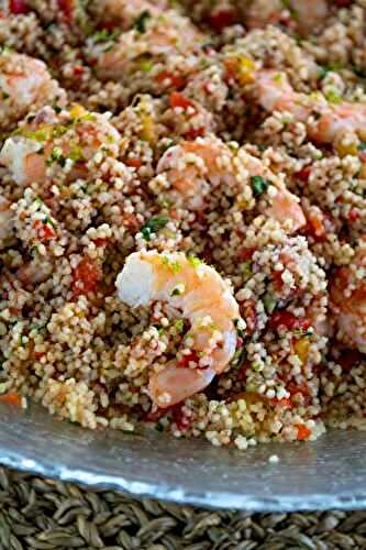 Taboulé aux crevettes