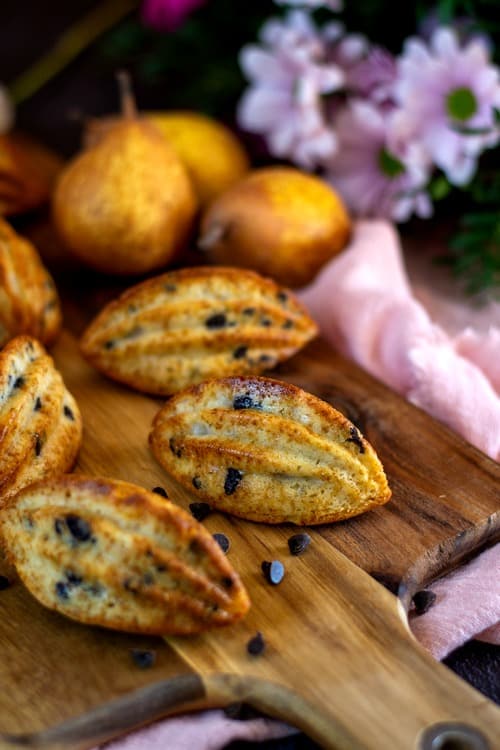 Crousti-moelleux poire et chocolat