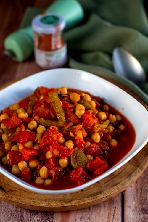 Poêlée de pois chiches au chorizo
