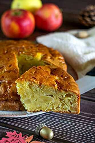 Gâteau moelleux aux pommes