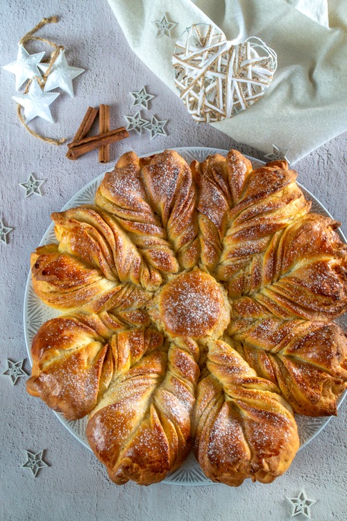 Brioche flocon à la cannelle