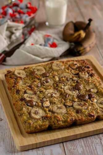 Banana bread aux flocons d'avoine