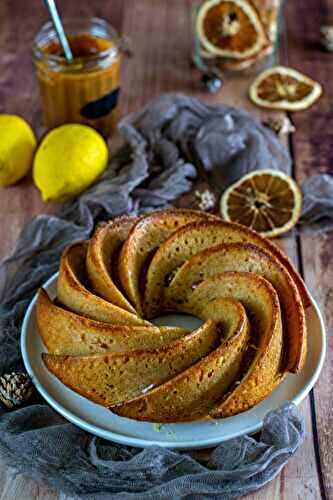 Cake au spéculoos et au citron