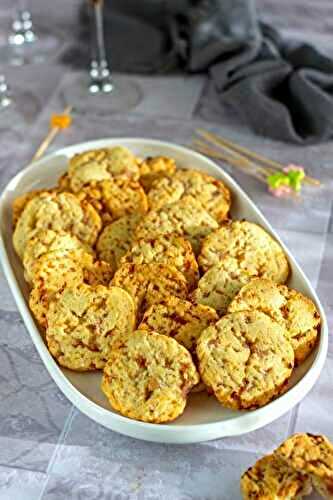 Cookies bacon et parmesan