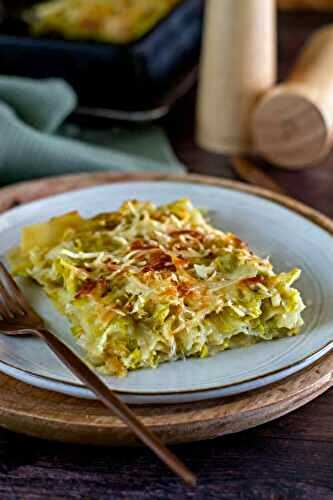Lasagnes aux poireaux