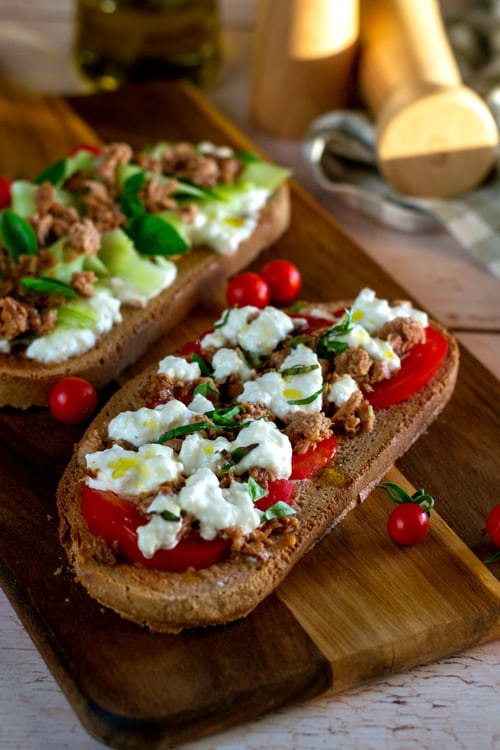 Bruschettas au thon