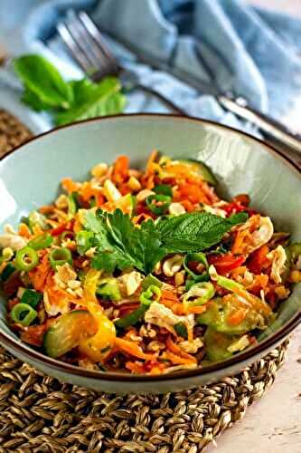 Salade asiatique au poulet