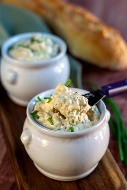 Tartinade jambon oeuf