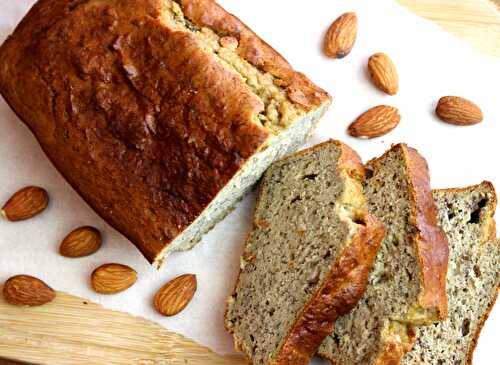 Banana bread à l'amande- sans gluten, sans lait