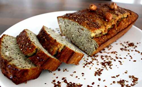 Banana bread aux graines de lin et à la poudre d'amande