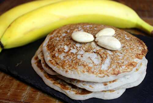 Banana pancakes- sans gluten, végan, sans sucre ajouté