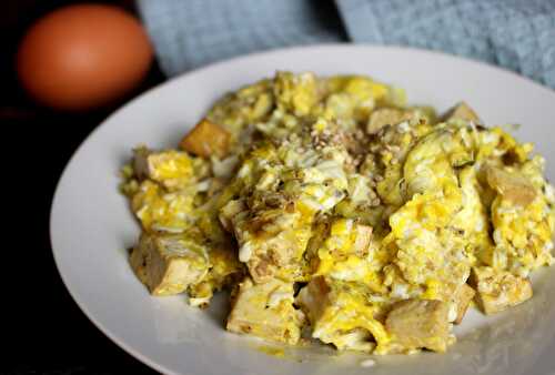 Brunch New-Yorkais: Oeufs brouillés au tofu