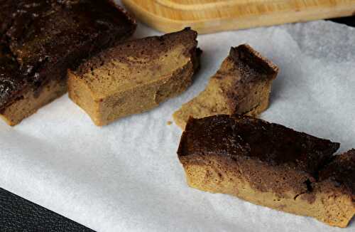 Cake ying-yang chataîgne, lupin et cacao