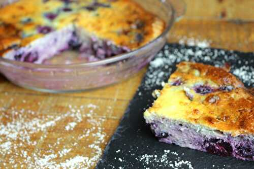 Clafoutis amande cerises- sans gluten, sans lait, paléo