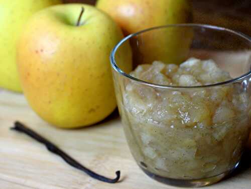 Compote des familles (pomme, poire, vanille)