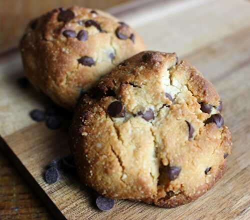 Cookies Amande, chocolat et fleur de sel- sans gluten, sans lait,vegan