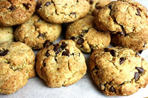 Cookies Amande/Chocolat- sans gluten, sans lait,végan