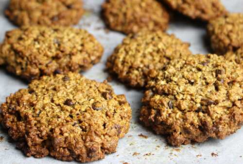 Cookies aux flocons de sarrasin (et aux pépites de chocolat noir)