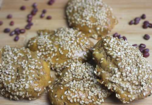 Croquettes de haricots rouges panées au sésame