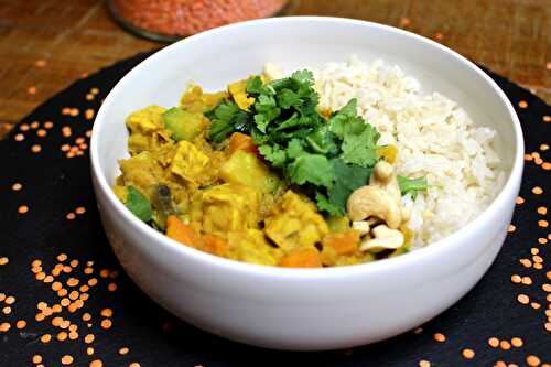 Curry de tempeh