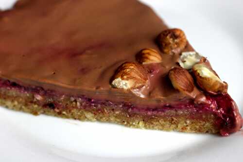 Dessert Passionné: Tarte crue chocolat/fruits rouges