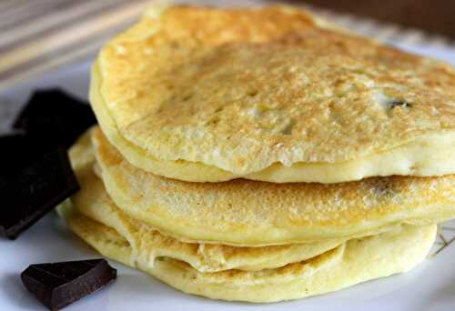 Fluffy pancakes à la farine de riz (avec ou sans choco)