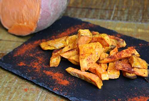 Frites de patate douce croustillantes