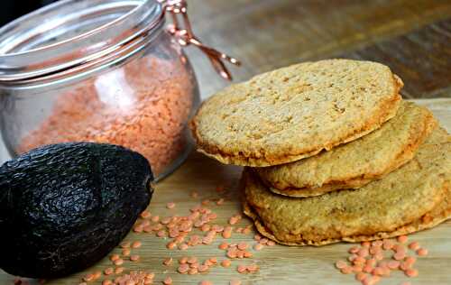 Galettes de lentilles corail