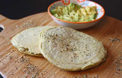 Galettes de pois chiche à tartiner