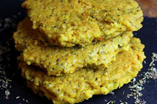 Galettes de riz au curcuma-sans gluten, sans lait, végétariennes