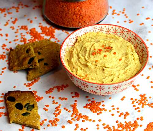 Houmous de lentilles corail