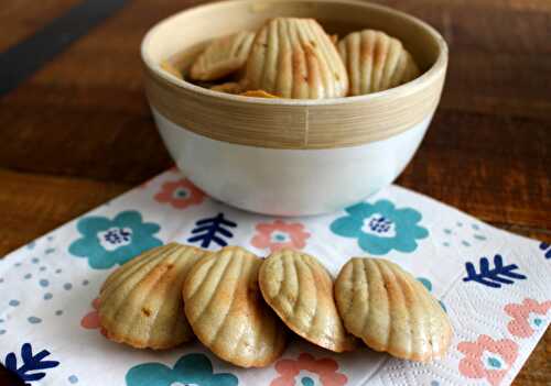 Madeleines à la poudre d'amande- sans gluten, sans lait